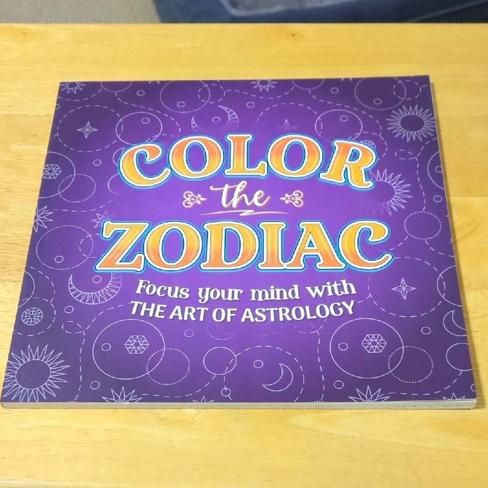 Color The Zodiac Adult Coloring Book